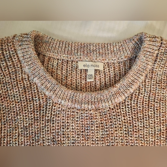 Ella Moss Womens Sweater Vest XXL Multi-Color Preppy‎ Academia Soft Girl - Picture 5 of 7